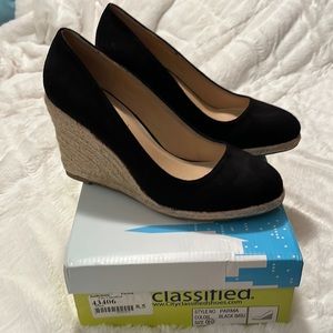 Brand New in Box - Cityclassified Espadrille Pumps - Black
